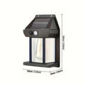 Lumină solară de exterior cu LED și senzor de mișcare
