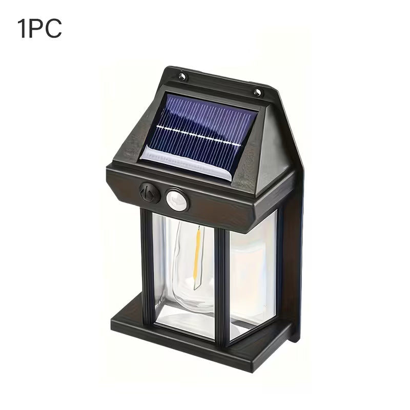 Lumină solară de exterior cu LED și senzor de mișcare