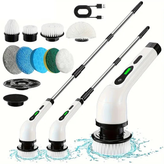 Perie electrica rotativa pentru curatare Engros, 9 in 1