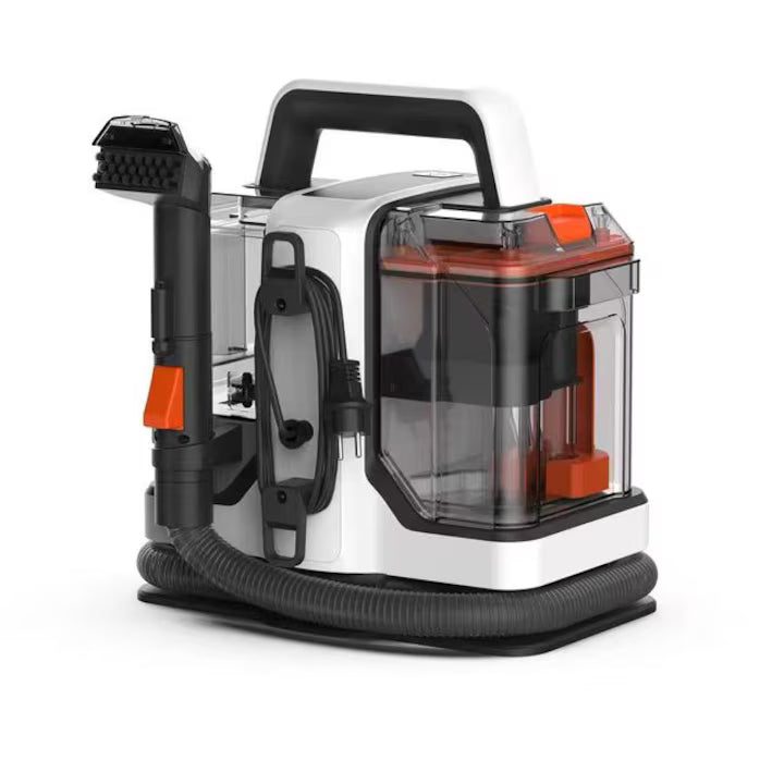 Aspirator Profesional cu Spalare prin Injectie-Extractie CleanPro BX-5, 1000W, Putere de Vidare 12kPa, Sistem Dublu Rezervor, Detailing Auto si Covoare